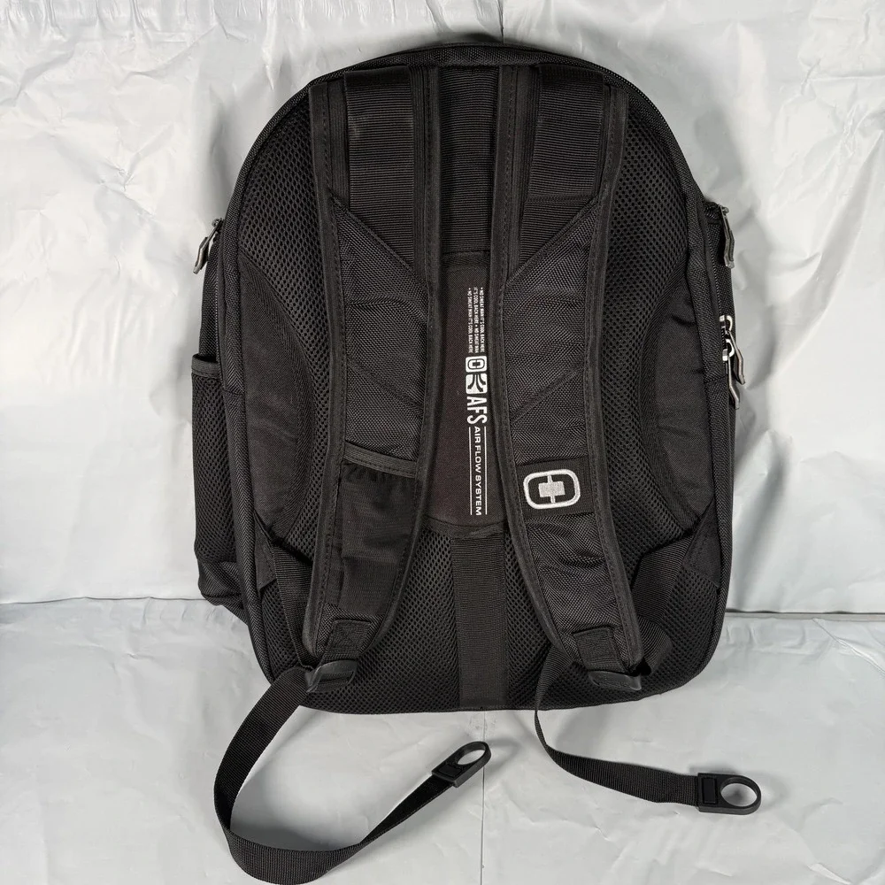 OGIO Backpack Black Laptop Soft Case AFS Air Flow System Men Travel Work Bag